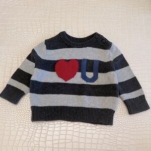 Bay Gap I ❤️ U Sweater Size 3-6